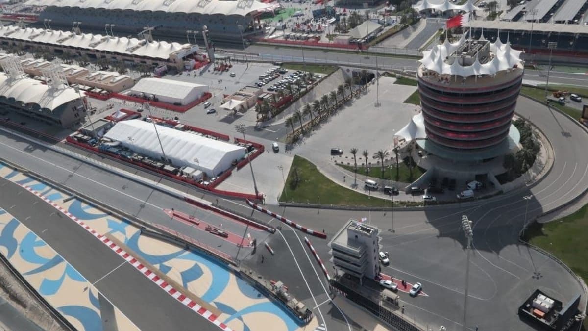 Circuito de Sakhir (foto de 2023) seria o local dos testes de pneus de chuva