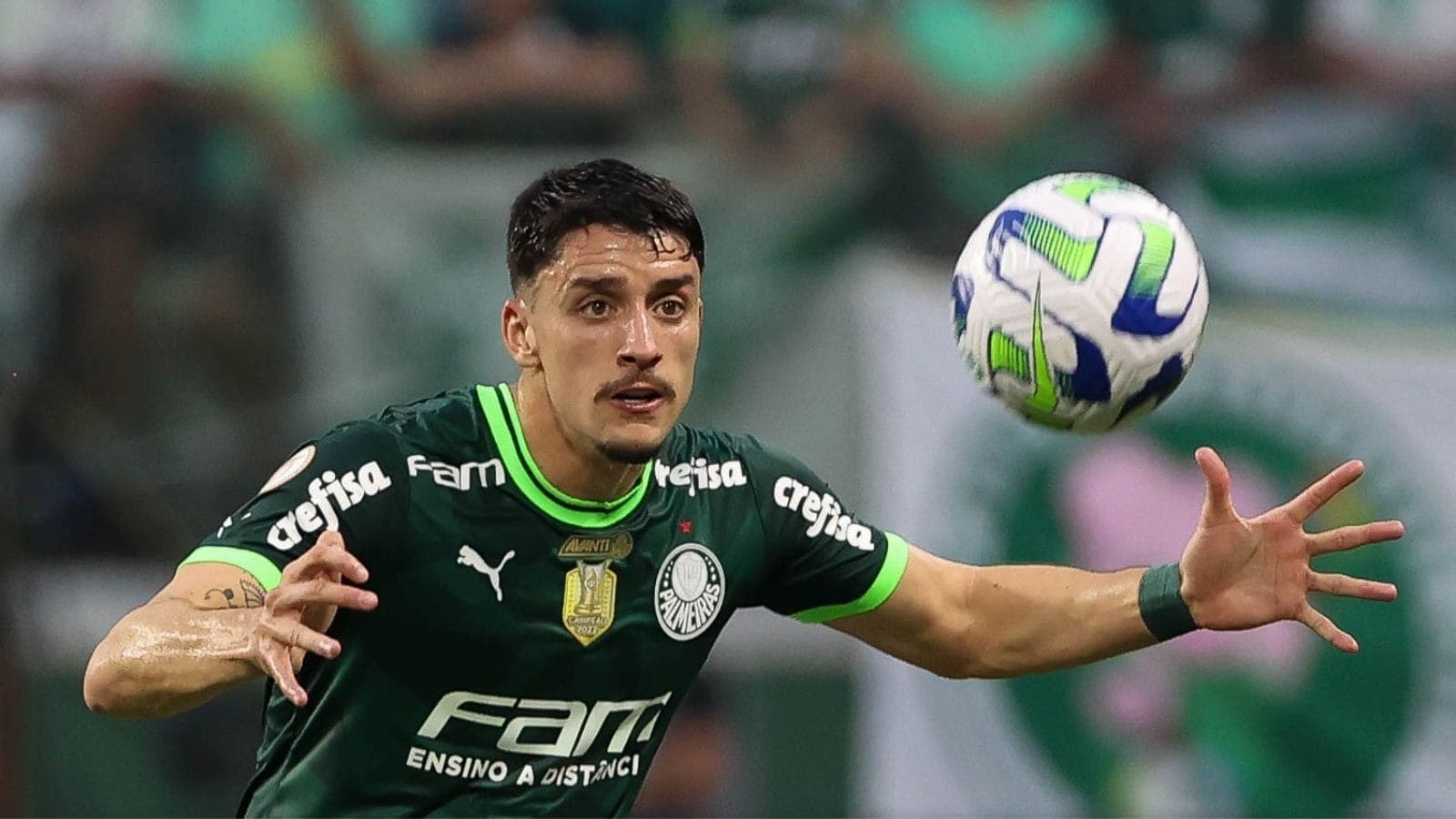 Piquerez em ação pelo Palmeiras