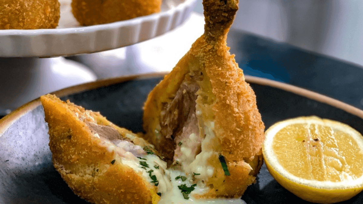 Coxa creme na air fryer