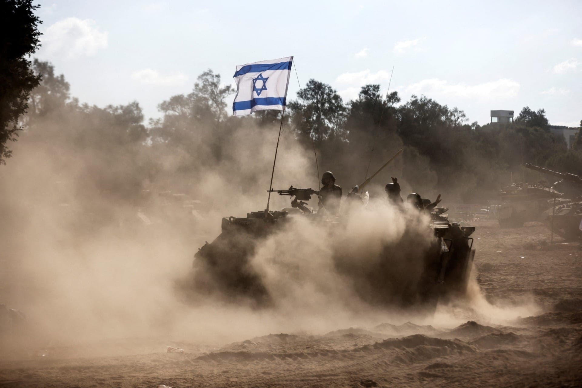 Exército de Israel próximo à Faixa de Gaza
