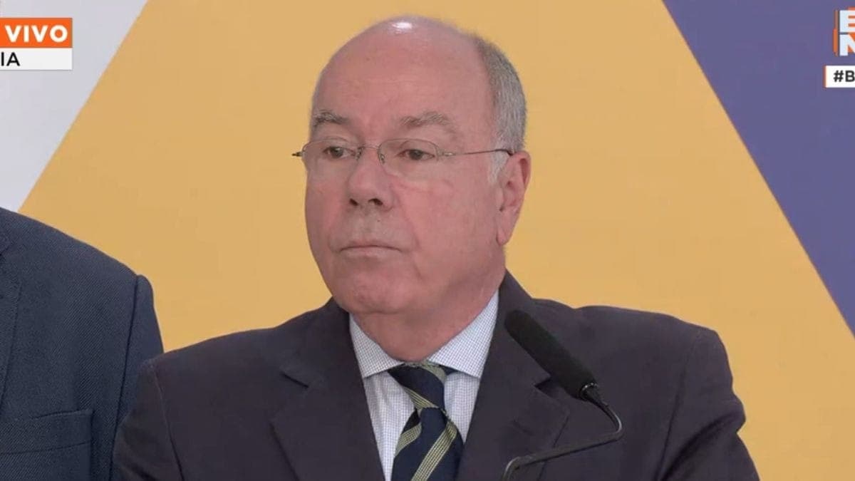 Mauro Vieira durante entrevista coletiva
