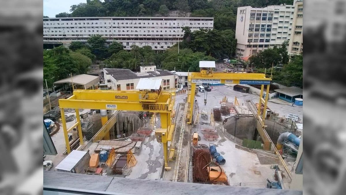 Estação Gávea de Metrô ainda não foi concluída