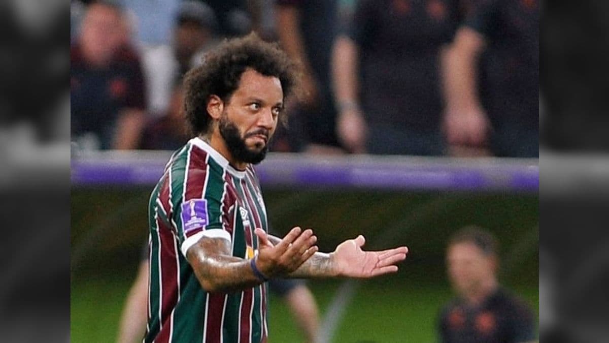 Marcelo em ação pelo Flu na final contra o City