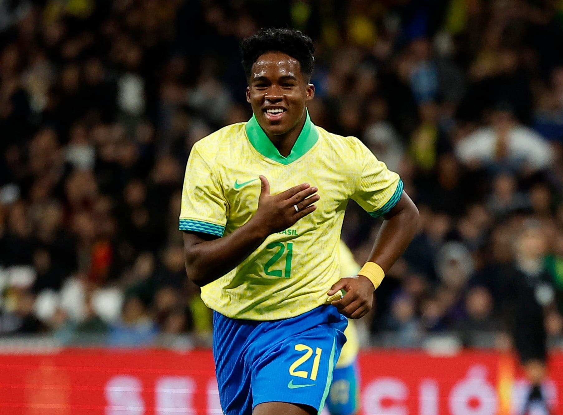 Endrick, jovem do Real Madrid e revelado nas categorias de base do Palmeiras