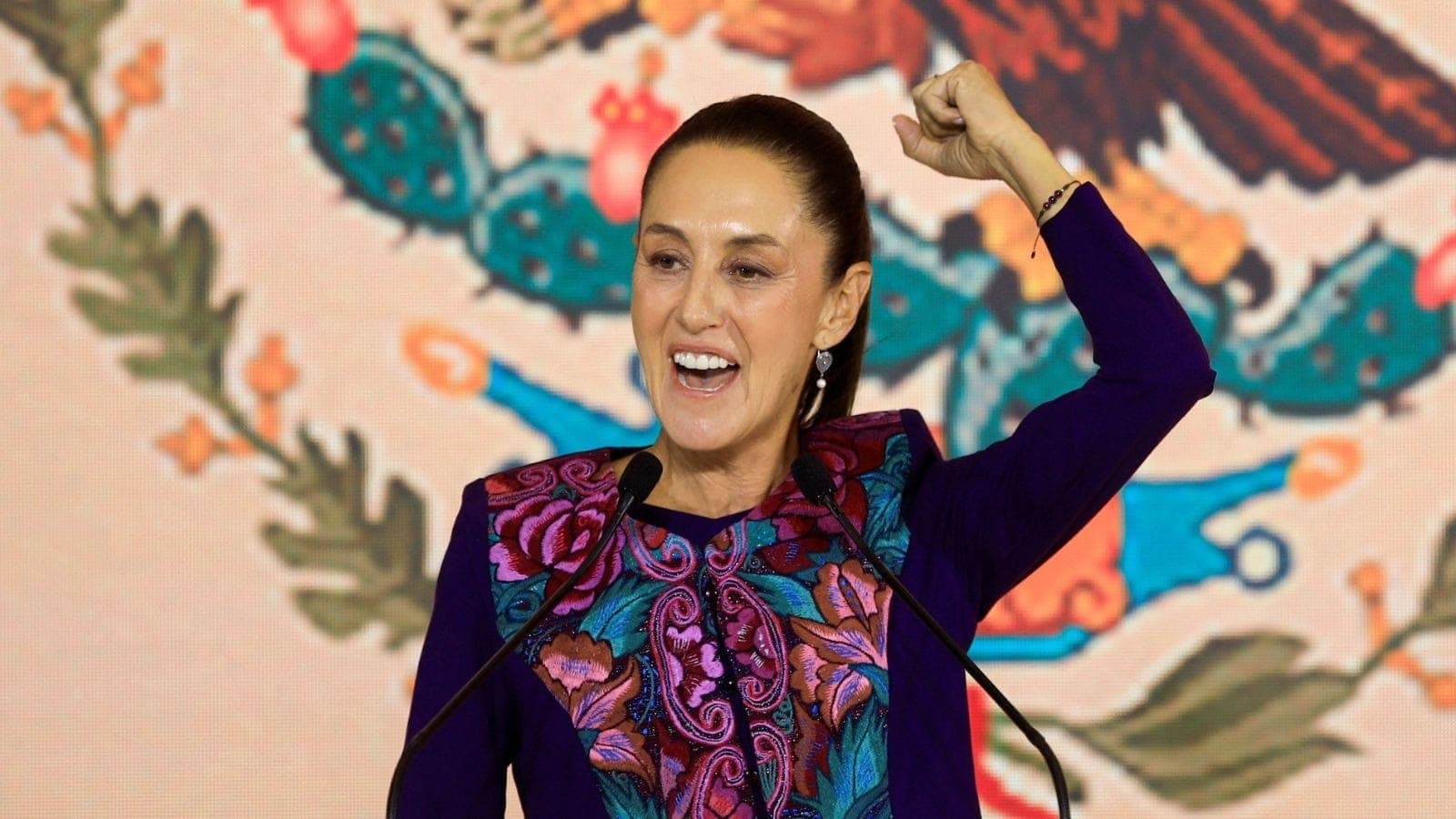 Claudia Sheinbaum, presidente do México, foi assediada