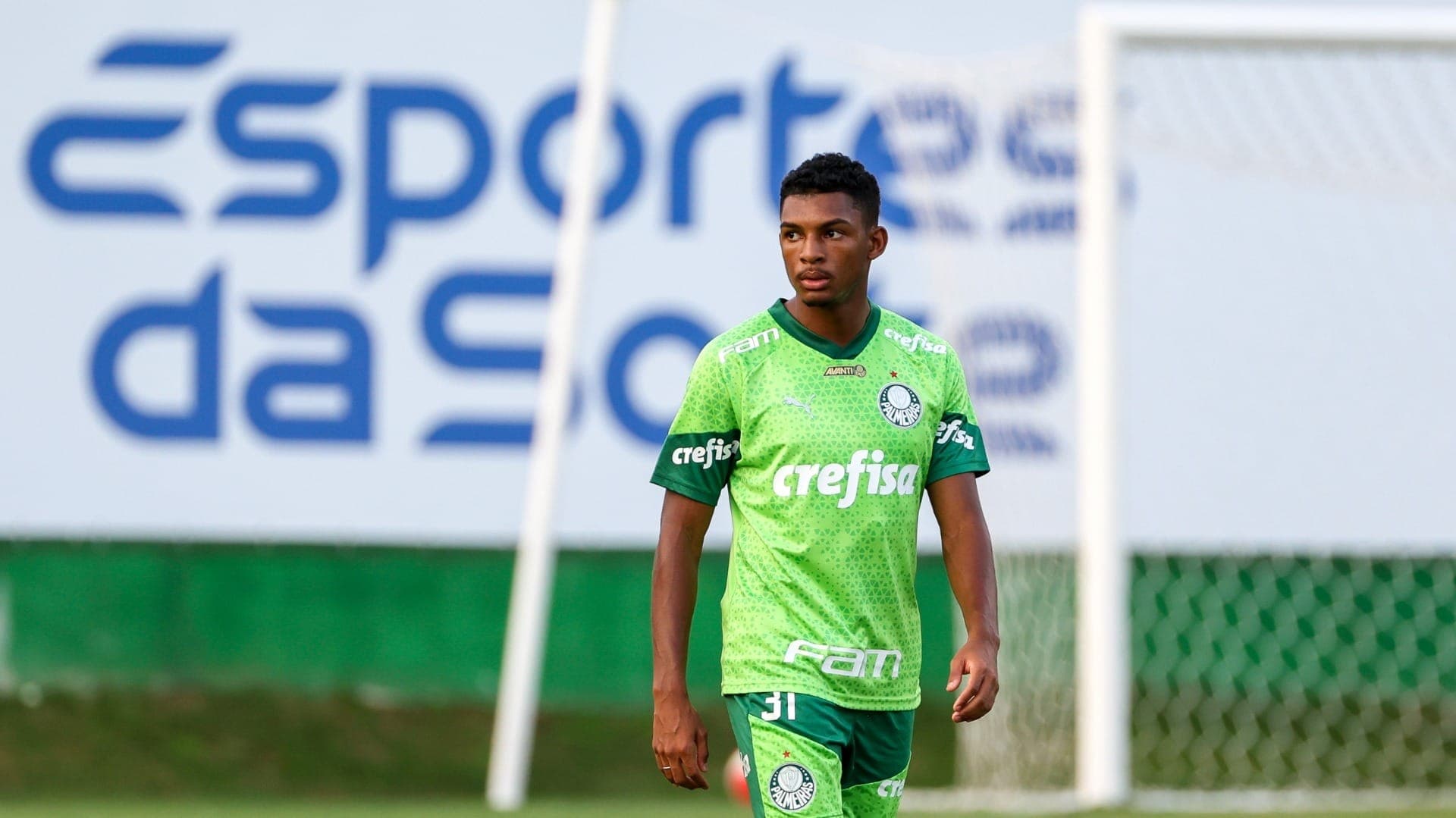 Luis Guilherme, meia-atacante do Palmeiras