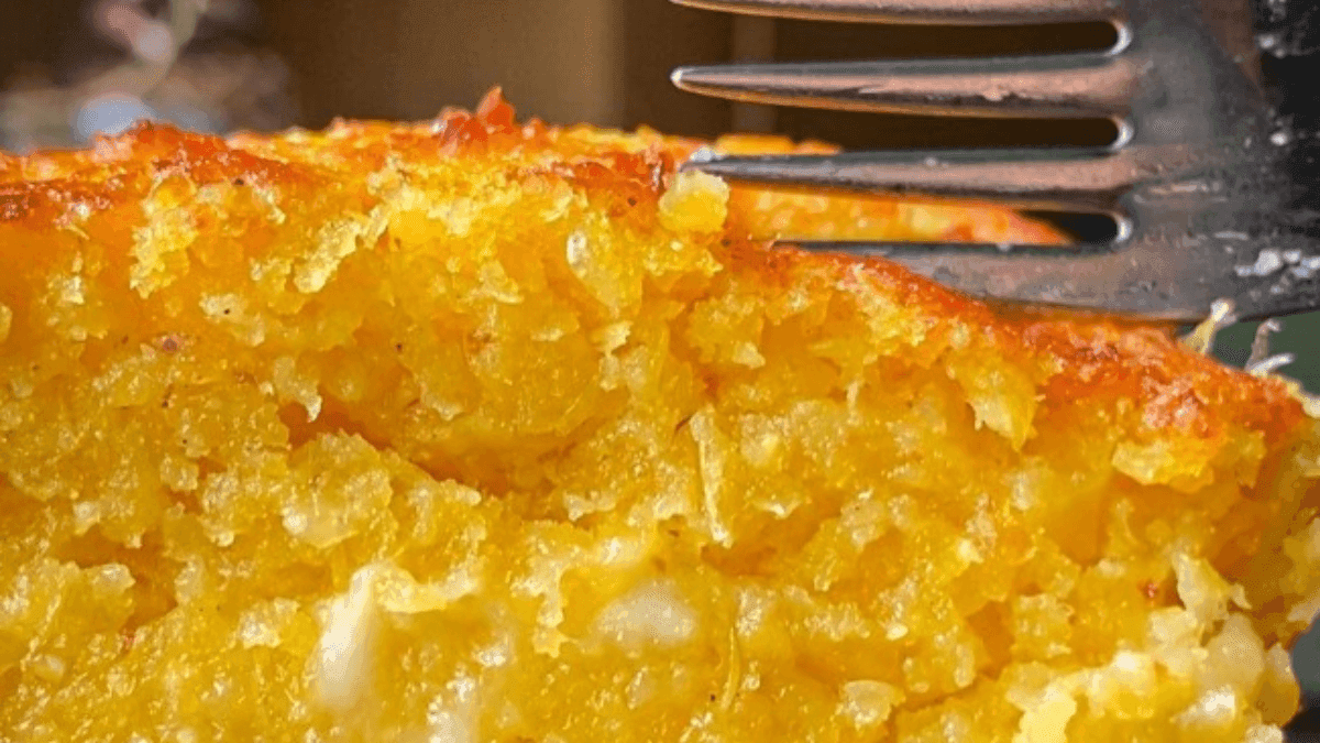 Bolo de milho cremoso