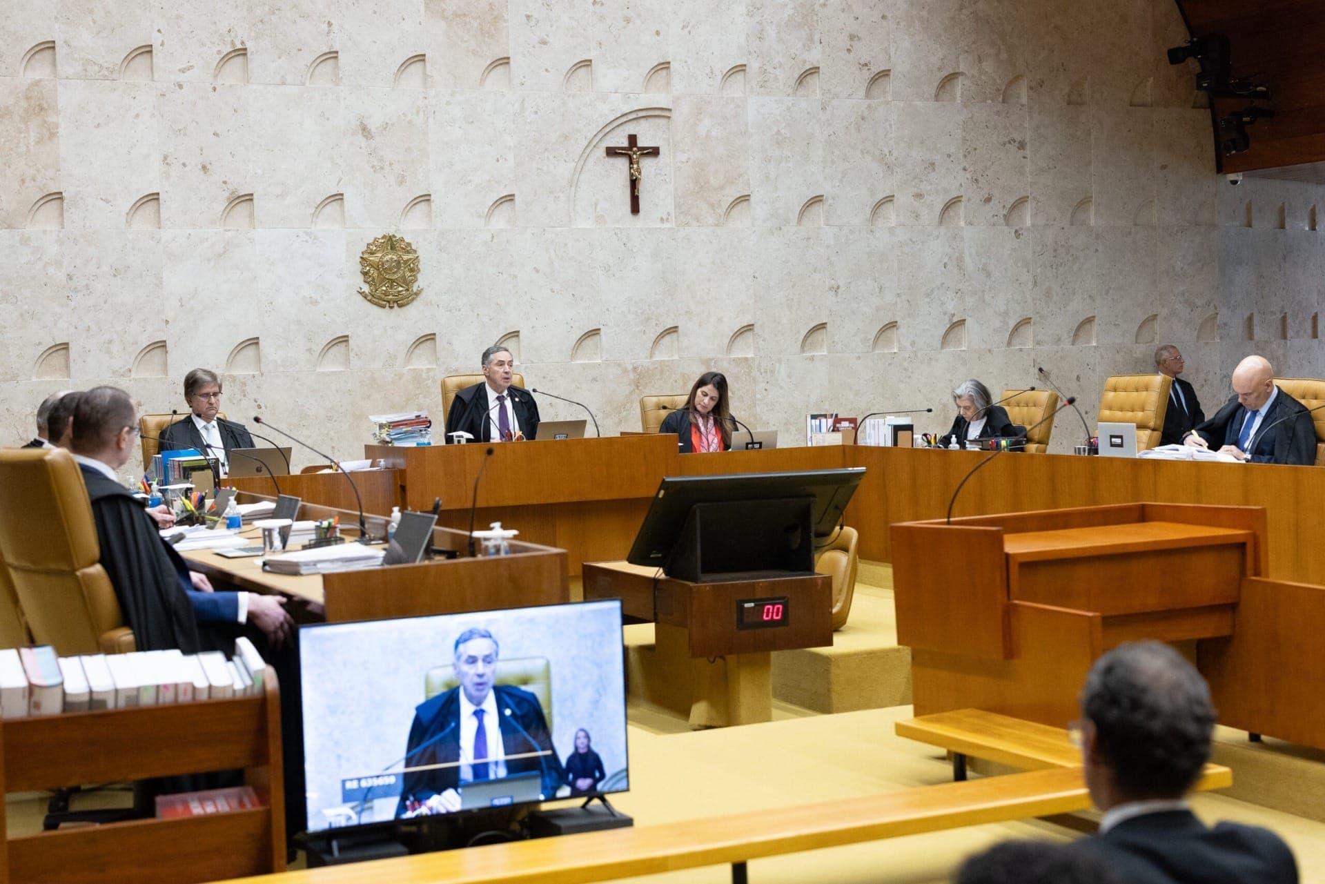 Sessão plenária do Supremo Tribunal Federal (STF)