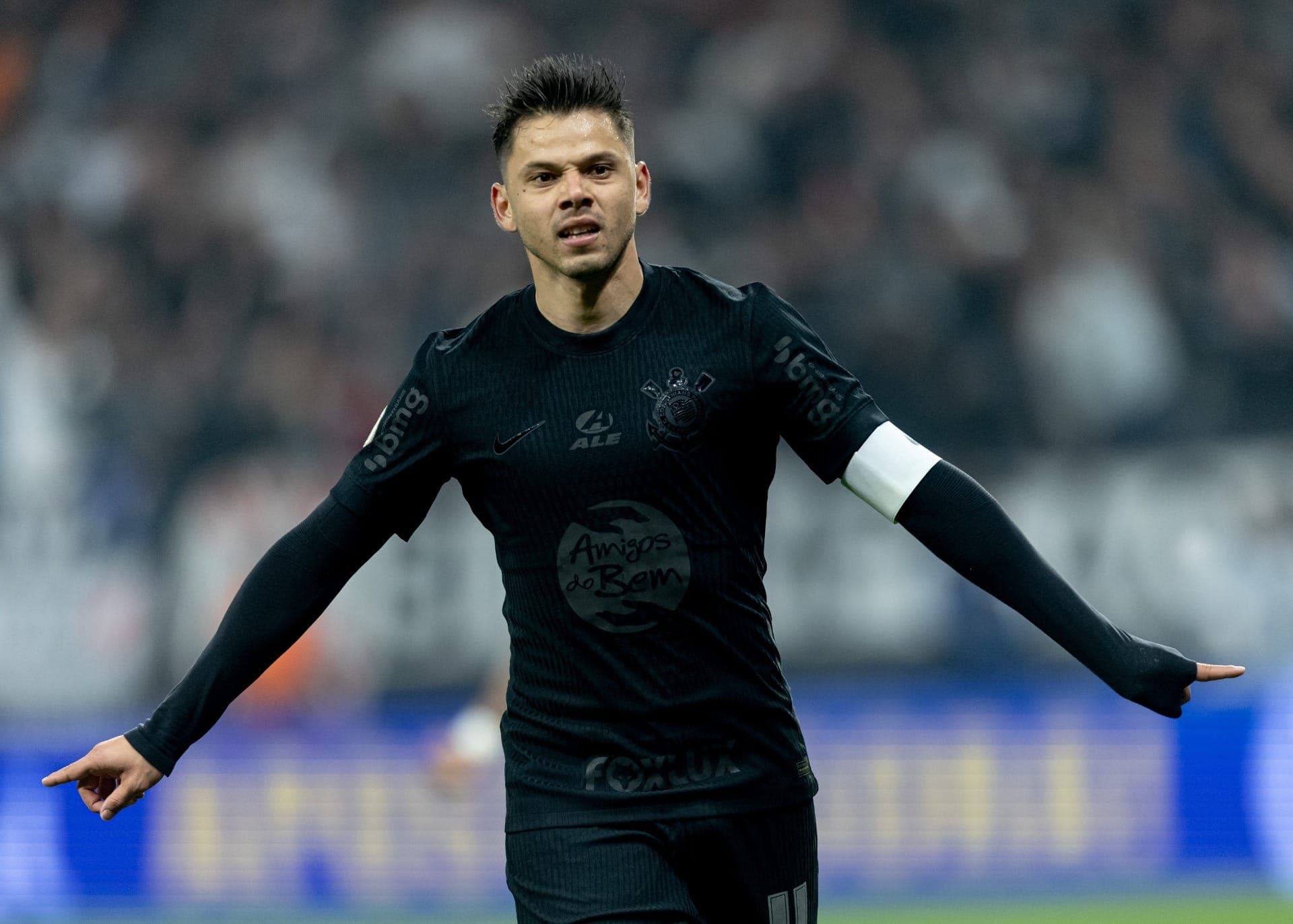 Romero comemora gol do Corinthians 