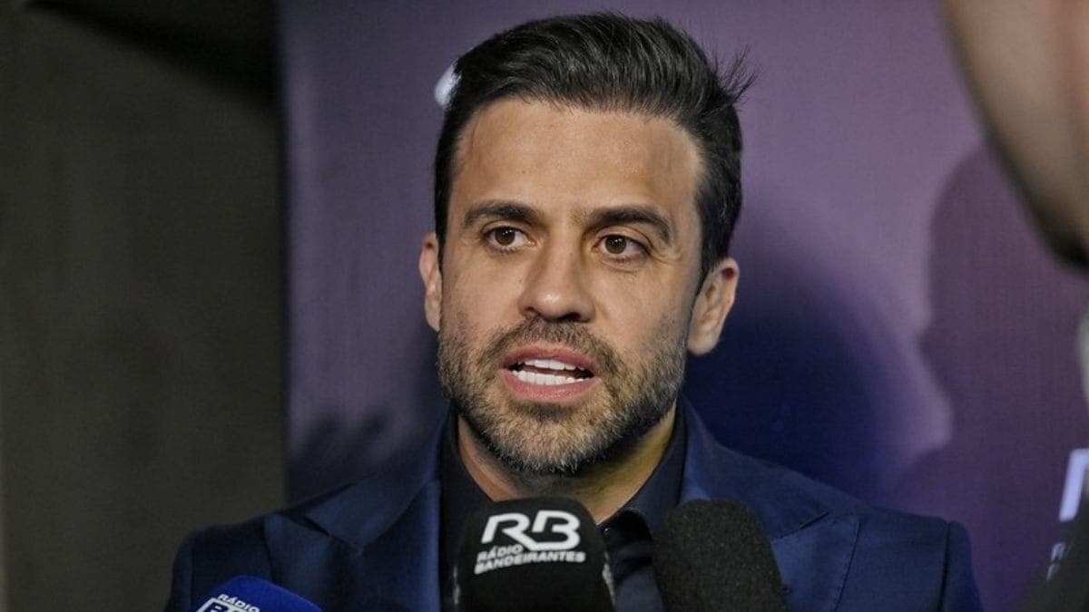 Pablo Marçal durante debate; candidato foi o terceiro mais votado e não foi ao 2º turno