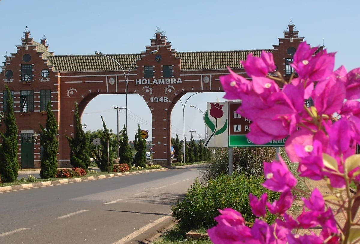Holambra, cidade das flores, fica no interior de São Paulo