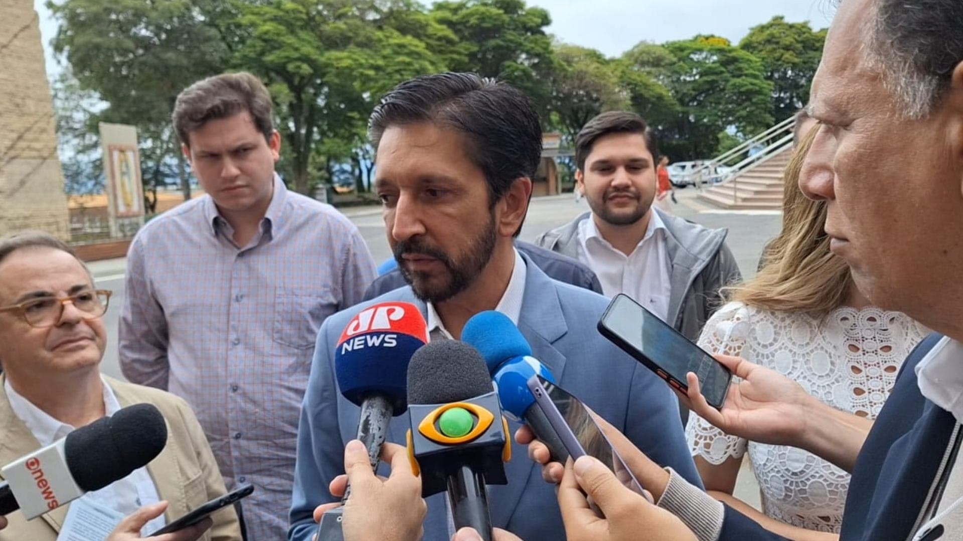 Ricardo Nunes faz declarações sobre a prisão de Daniel Vorcaro em evento na capital