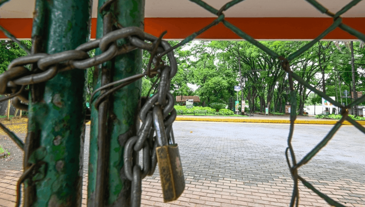 Parques são  fechados em Campinas 