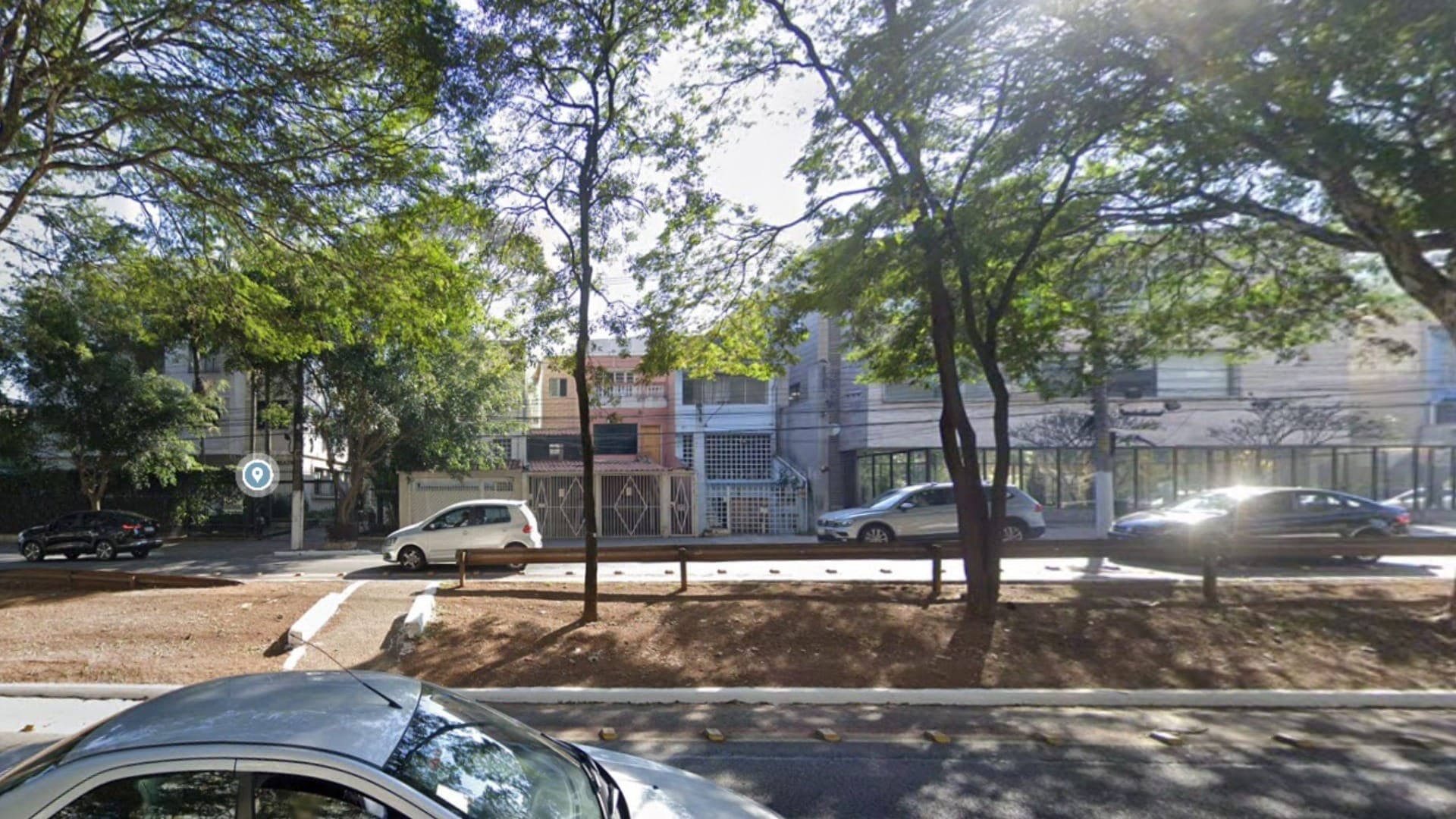 Árvores da rua Sena Madureira, em SP
