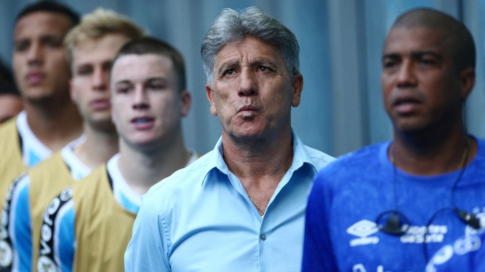Renato Gaúcho, agora ex-técnico do Grêmio