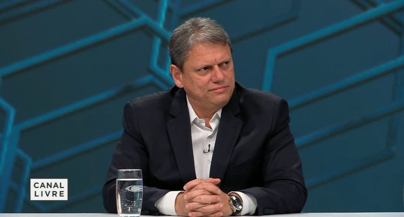 Tarcísio de Freitas no Canal Livre