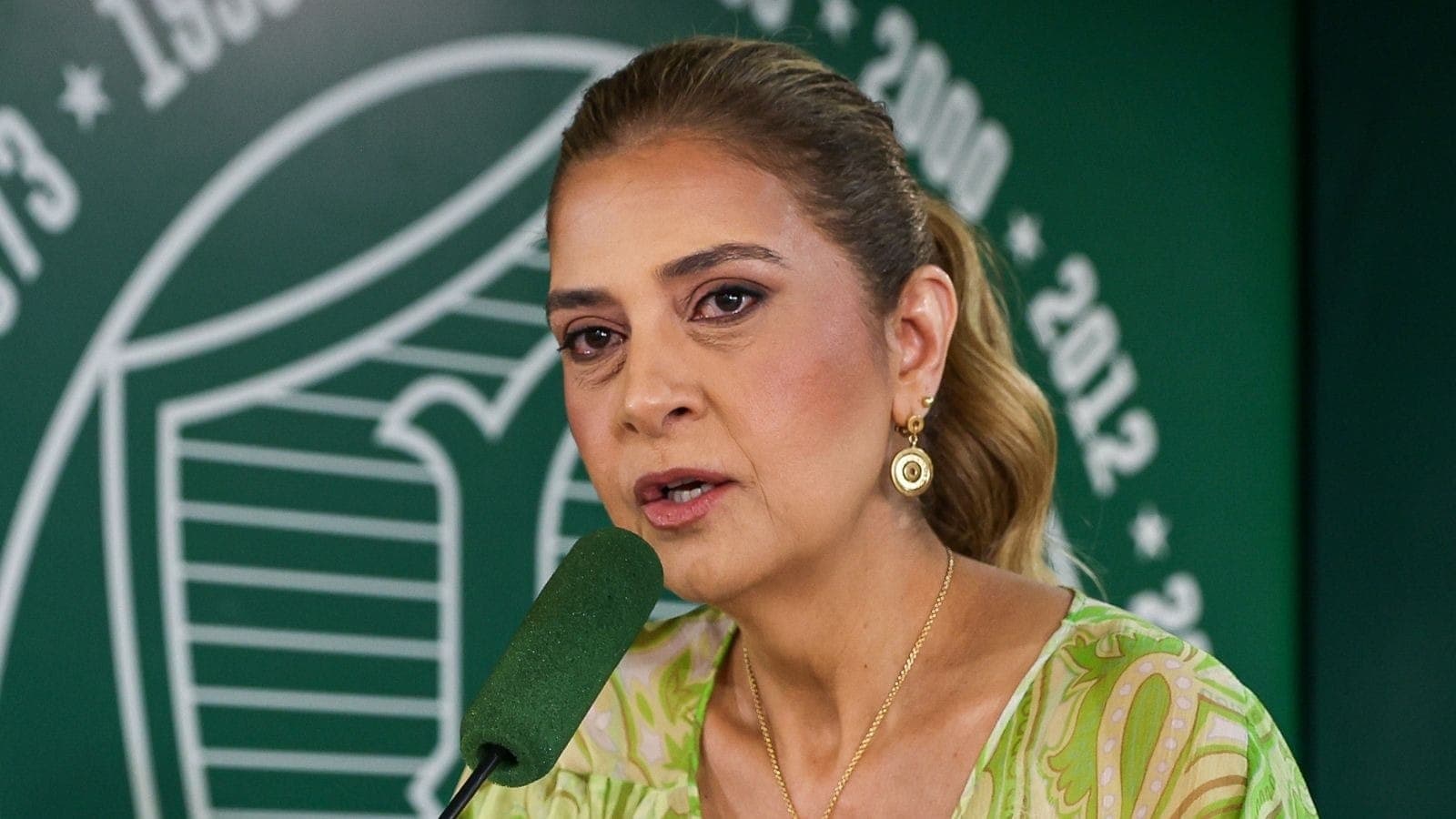 Leila Pereira, presidente do Palmeiras