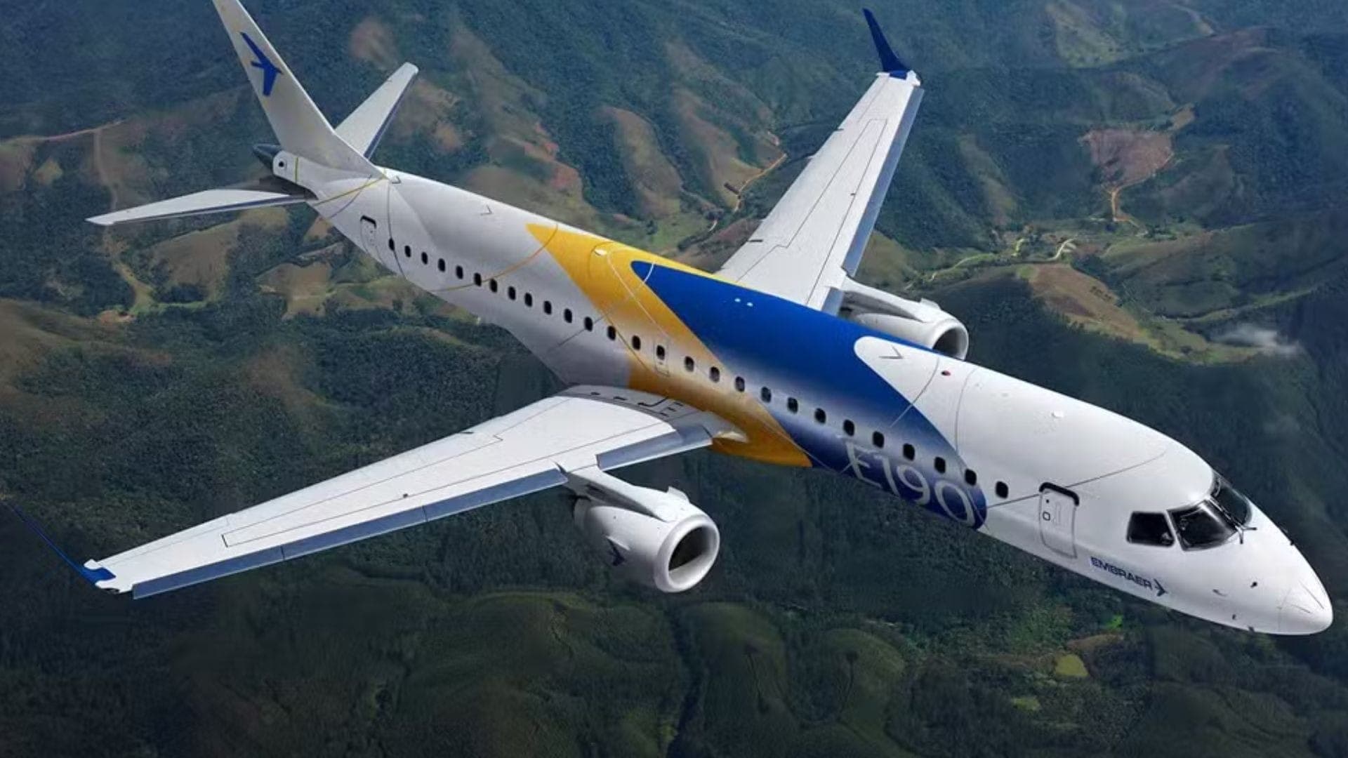 Embraer 190, fabricado pela brasileira Embraer