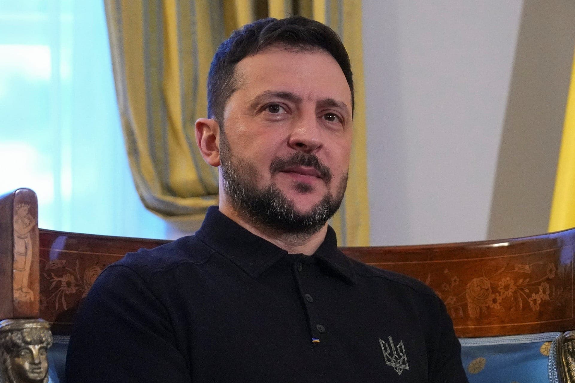 O presidente da Ucrânia, Volodymyr Zelensky