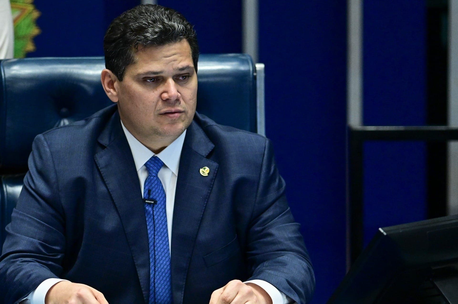 Davi Alcolumbre (União-AP), presidente do Senado