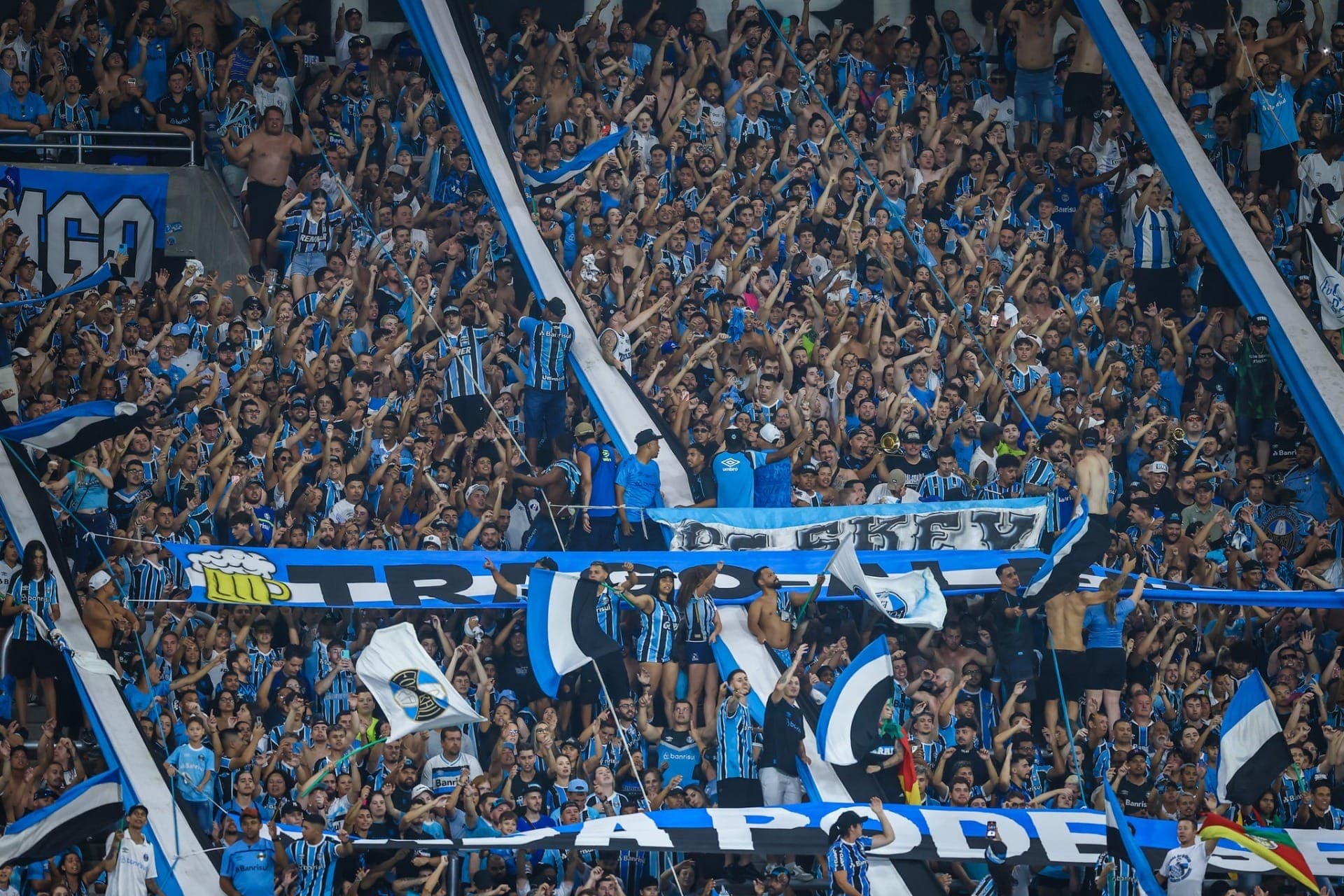Torcida do Grêmio na Arena