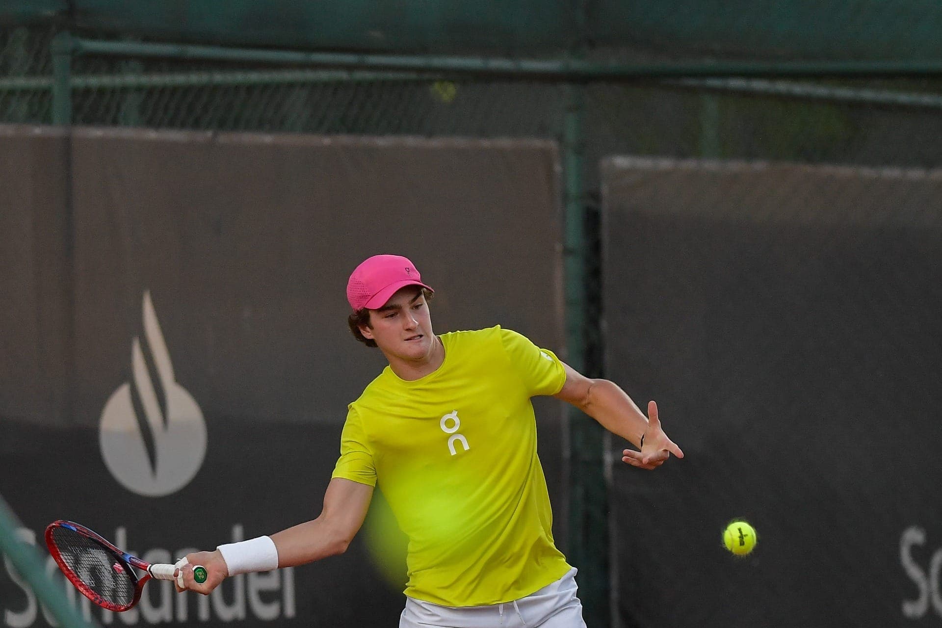 João Fonseca treina no Rio Open