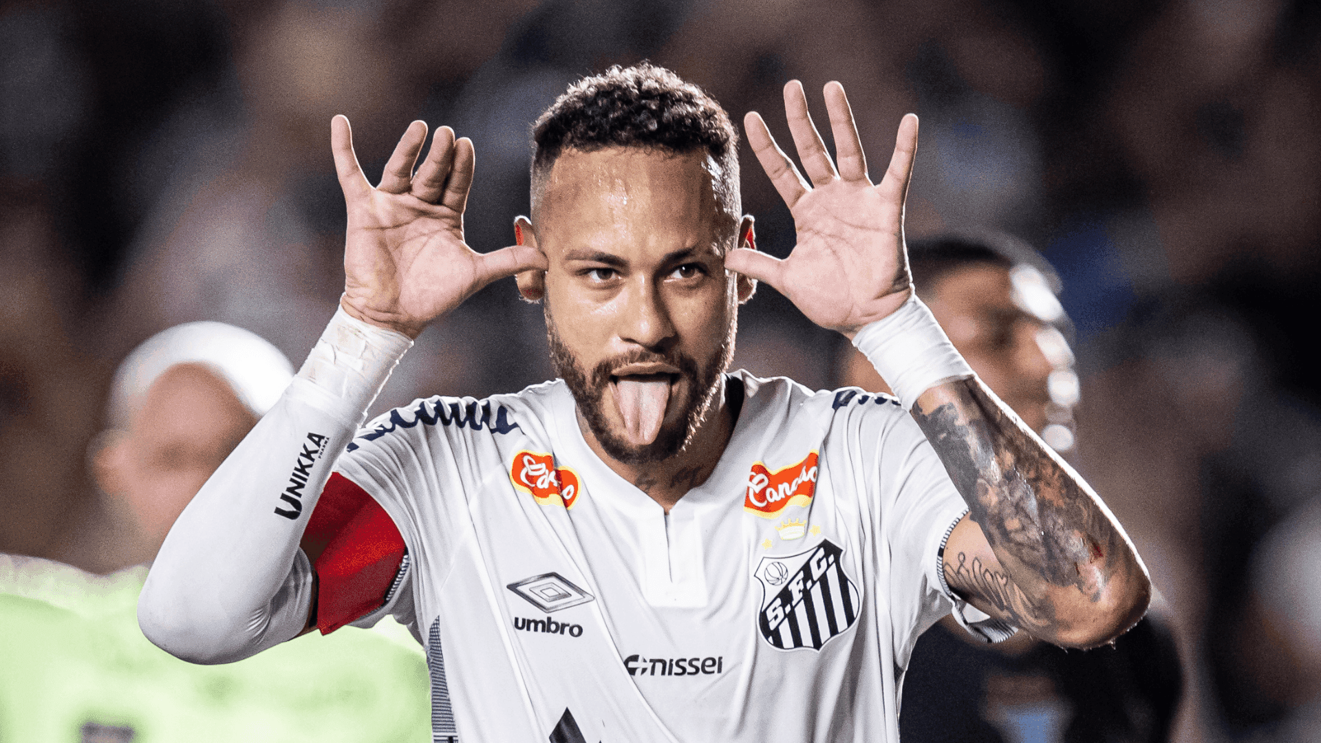 Neymar marcou contra o Água Santa
