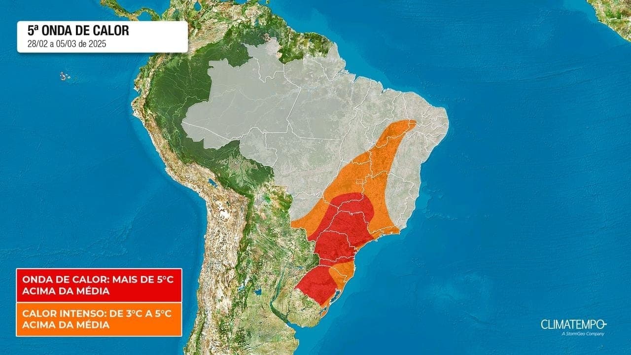 5ª onda de calor de 2025