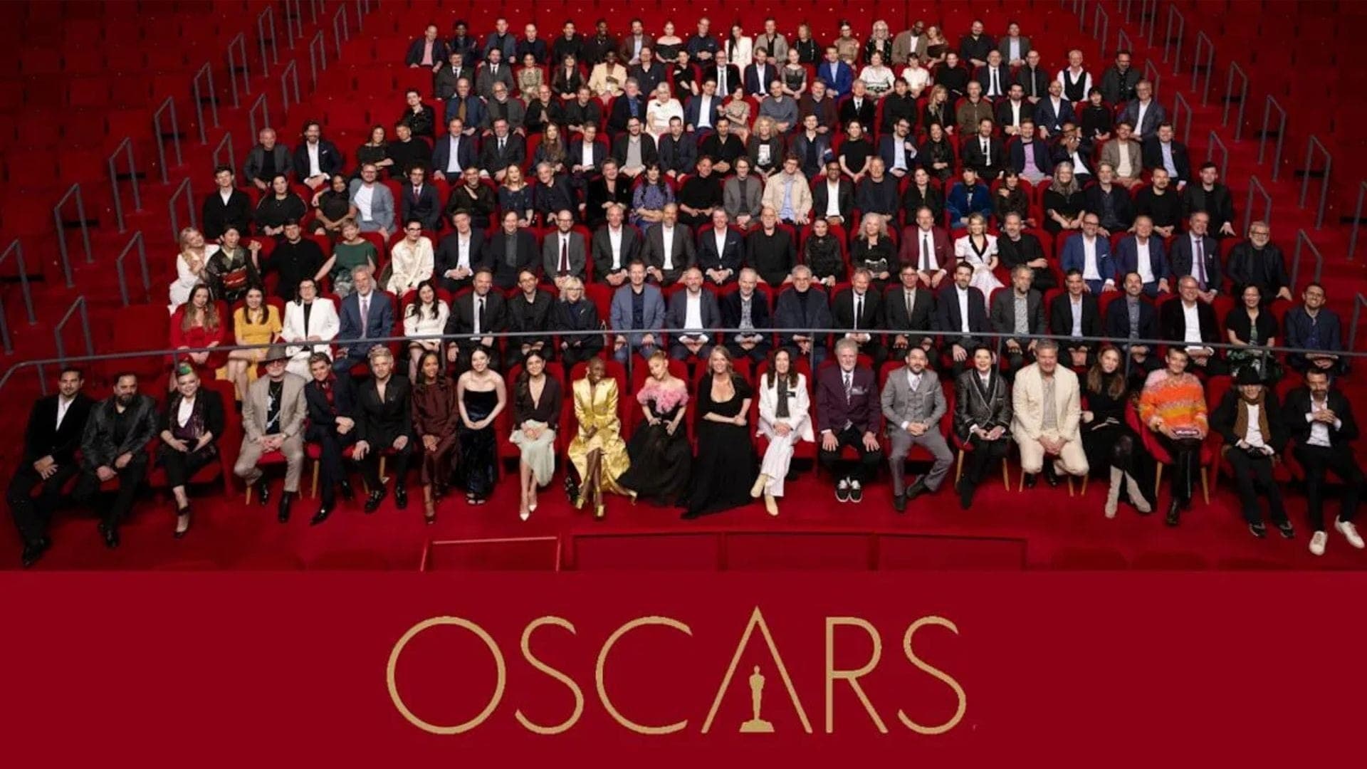 Foto oficial dos indicados ao Oscar