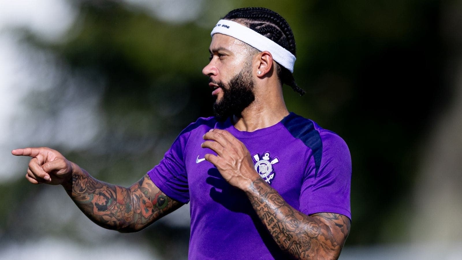 Memphis Depay, atacante do Corinthians