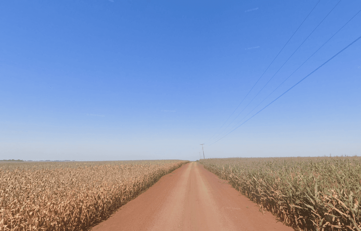 Rodovia entre Palotina e Guaíra