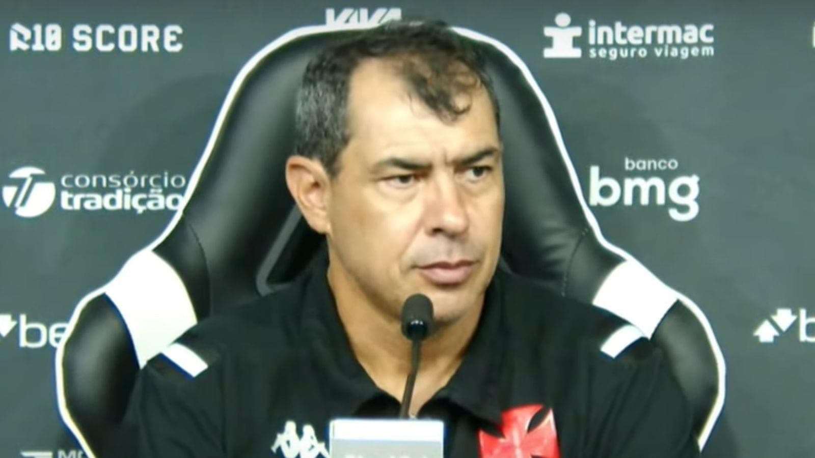 Fábio Carille, agora ex-técnico do Vasco