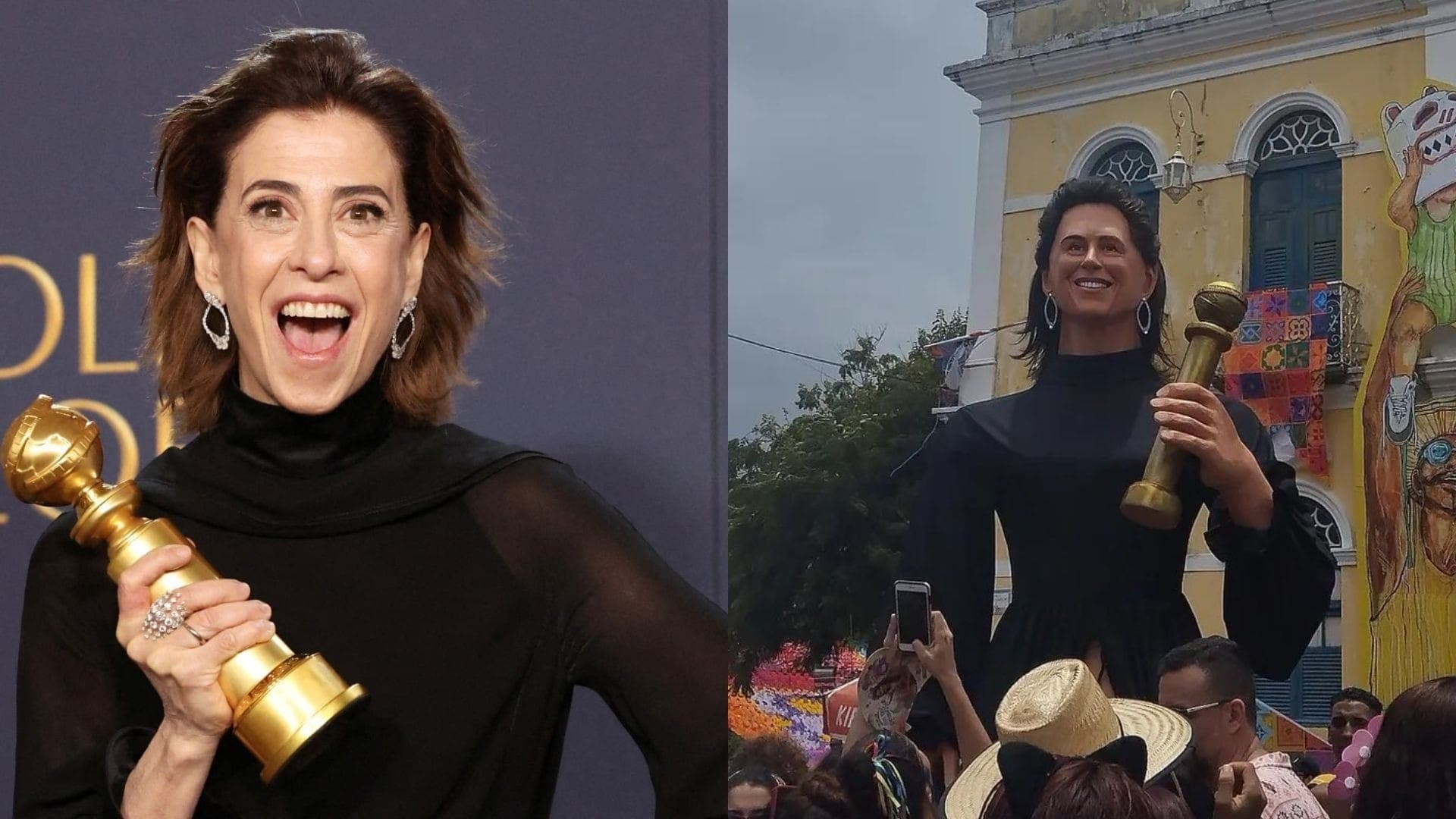 Fernanda Torres vira boneco de Olinda