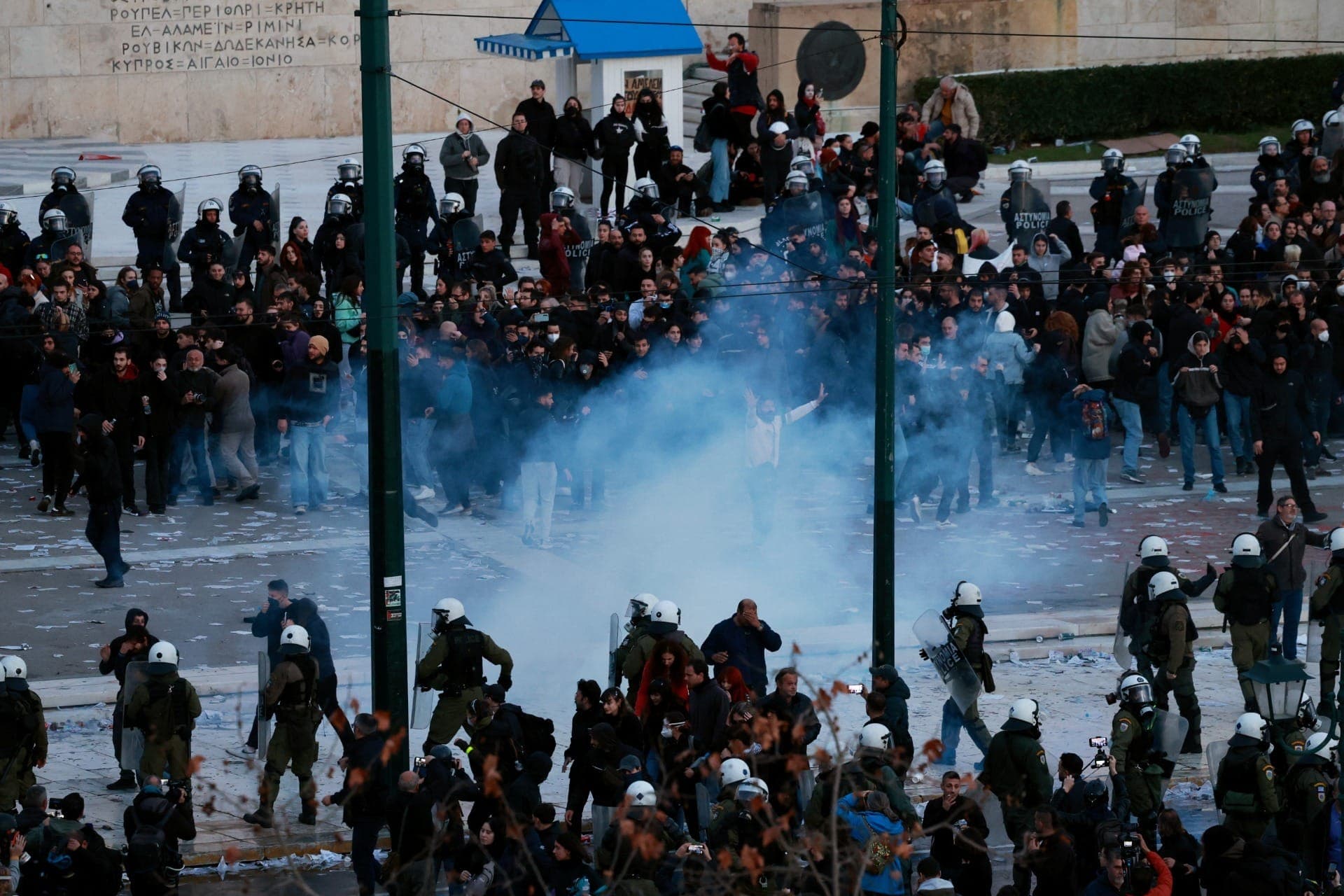 Protestos na Grécia