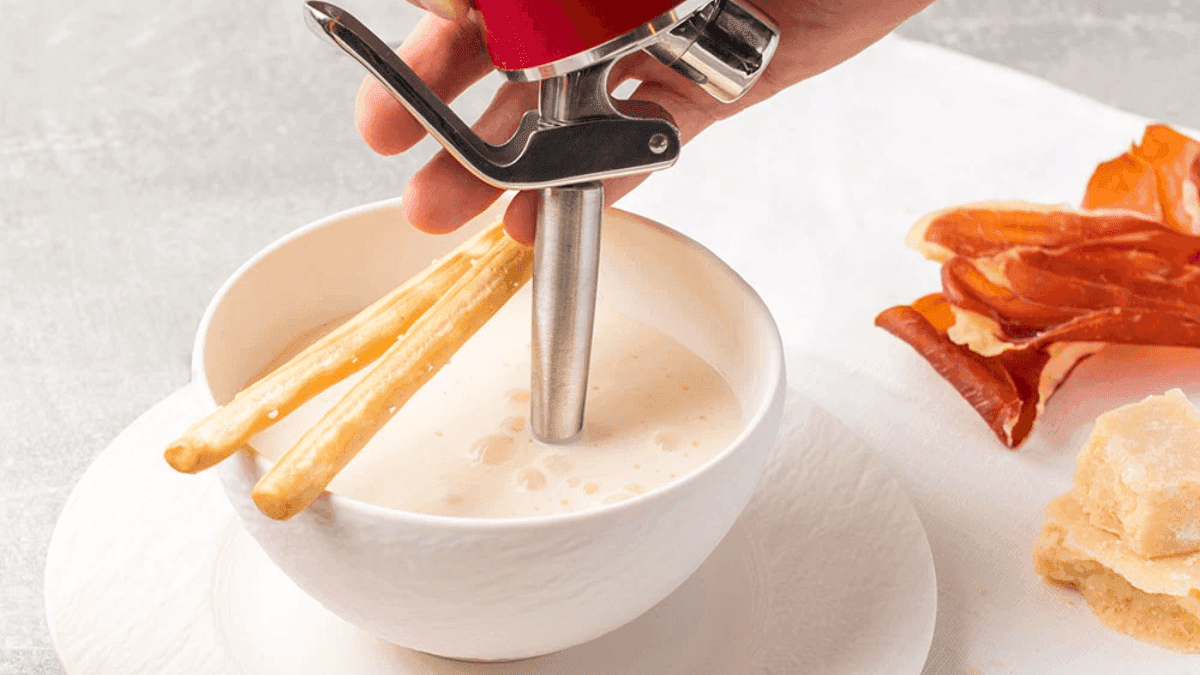 Espuma de parmesão 