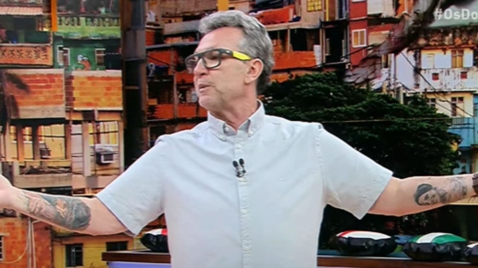 Neto, no "Os Donos da Bola"