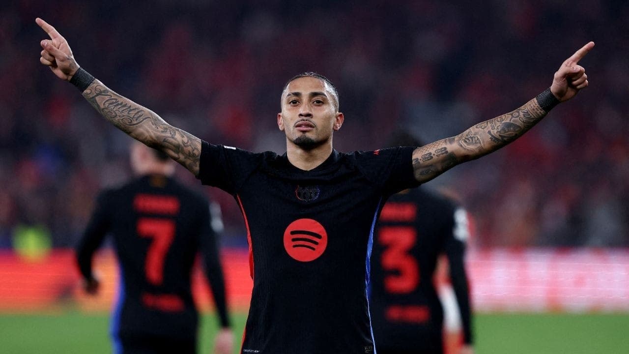 Raphinha voltou a brilhar contra o Benfica