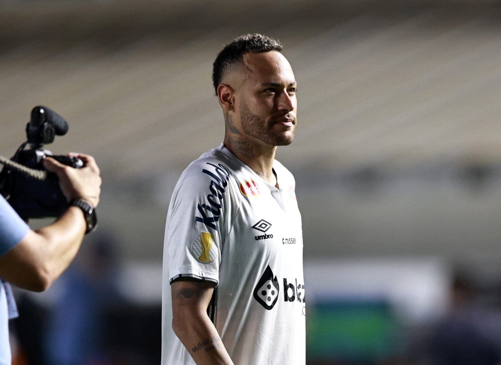 Neymar em ação pelo Santos