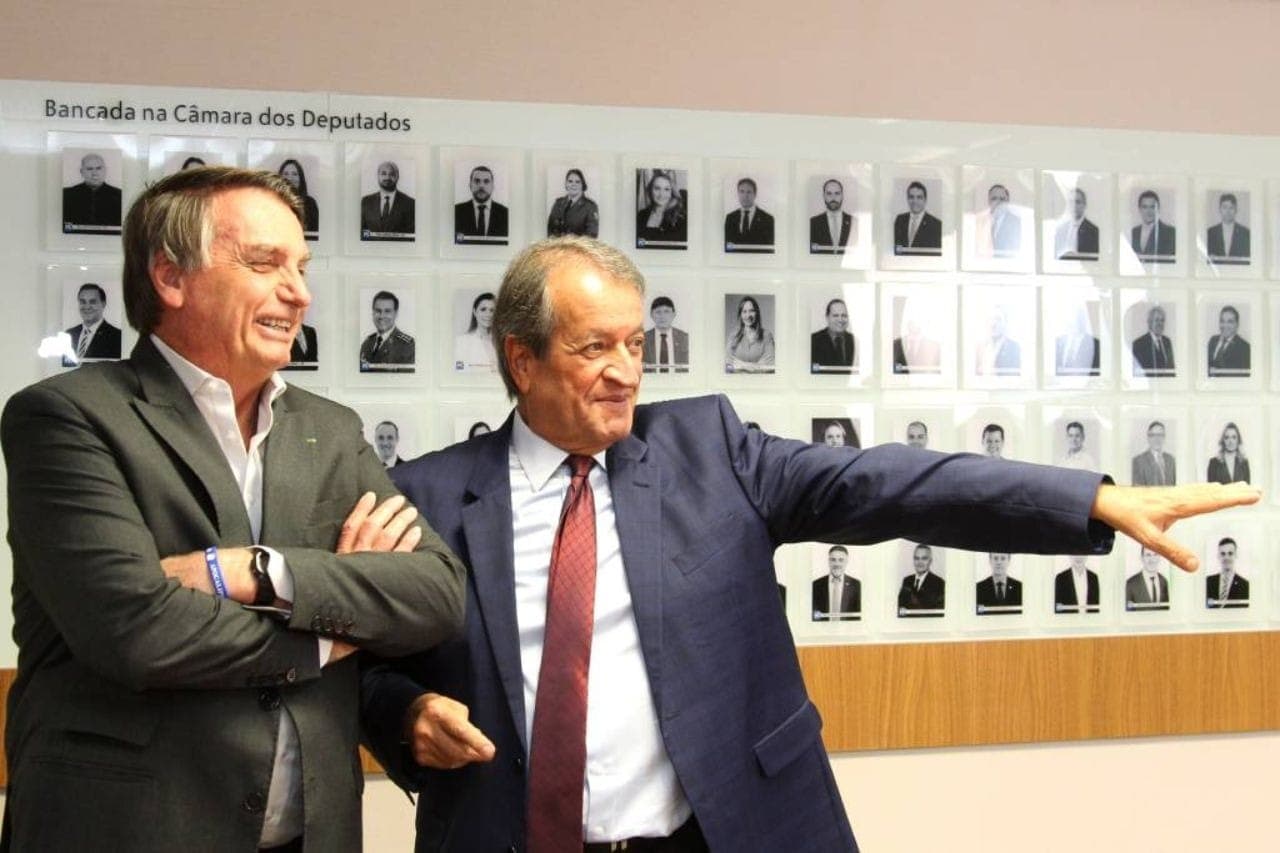 Jair Bolsonaro e Valdemar Costa Neto