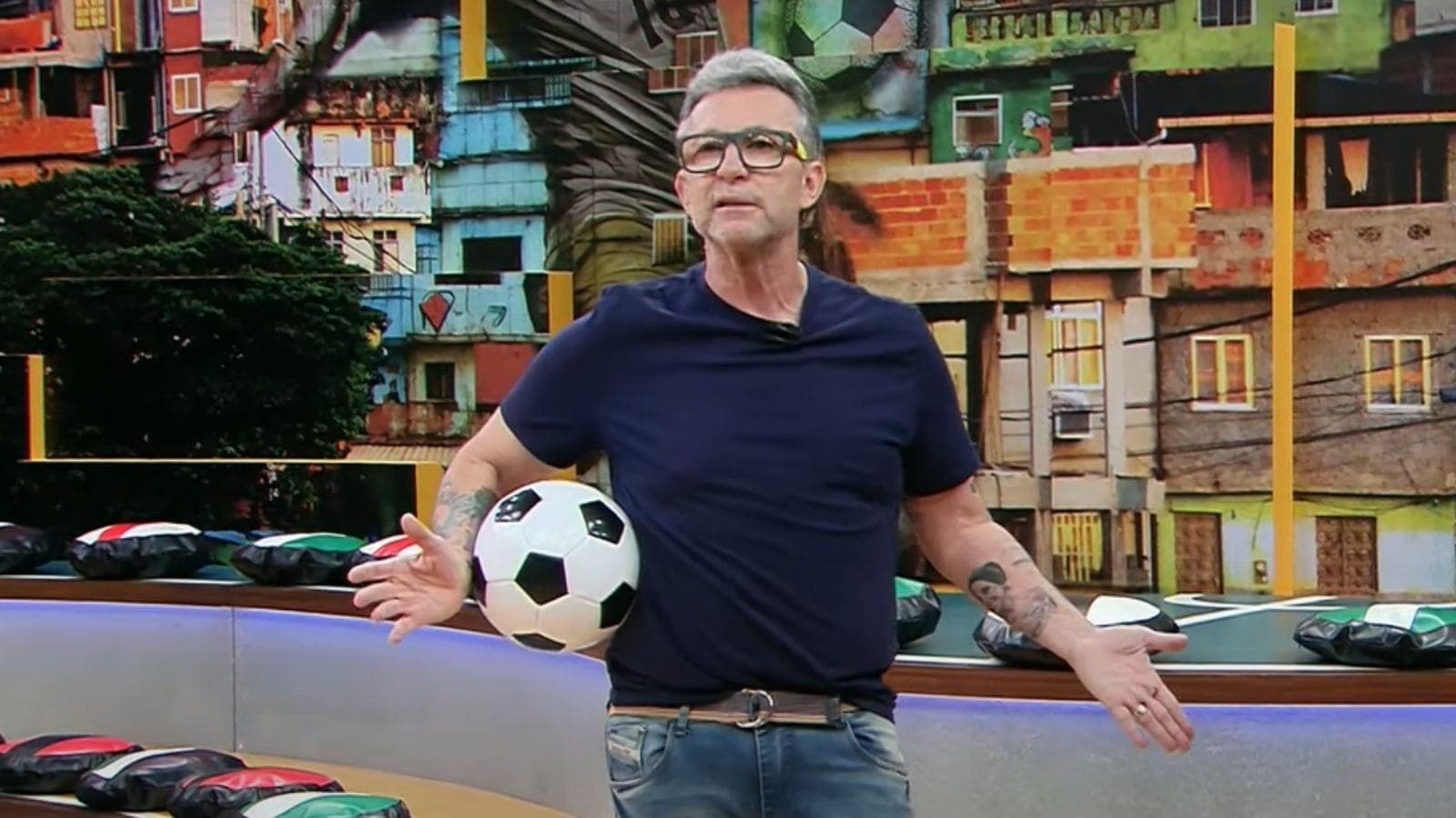 Neto, no "Os Donos da Bola"