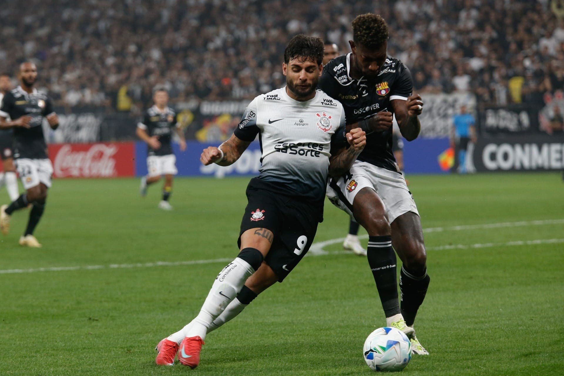 Corinthians x Barcelona-EQU, em jogo na Neo Química Arena válido pela fase preliminar da Libertadores