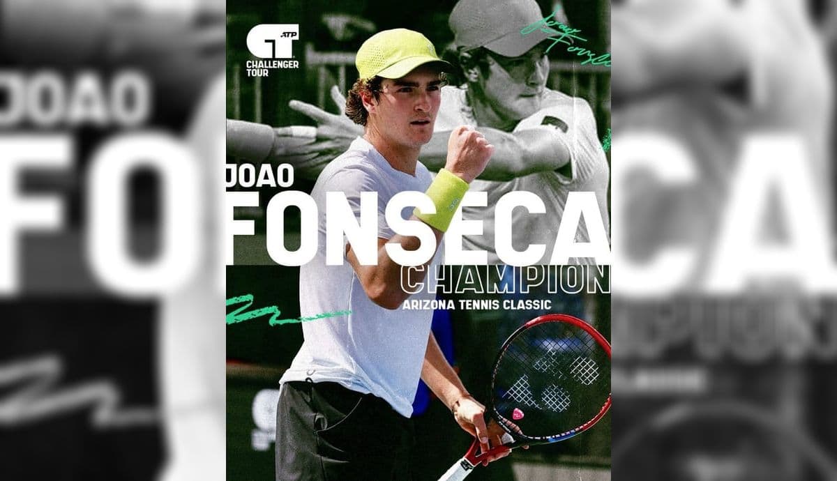 João Fonseca é campeão do Challenger de Phoenix