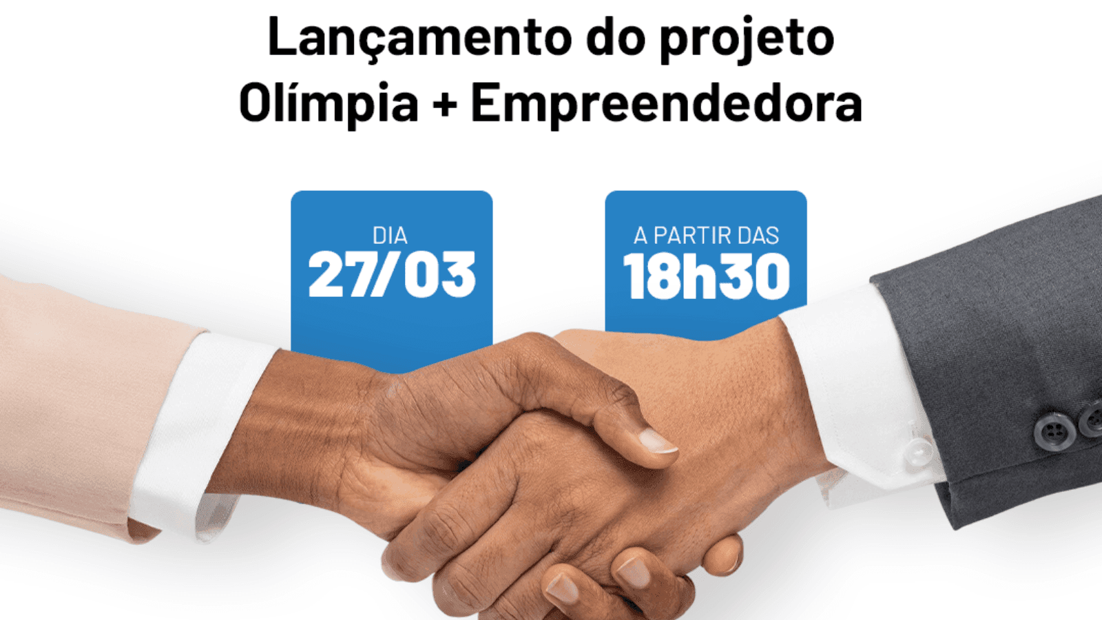 O lançamento vai acontecer no dia 27 de março