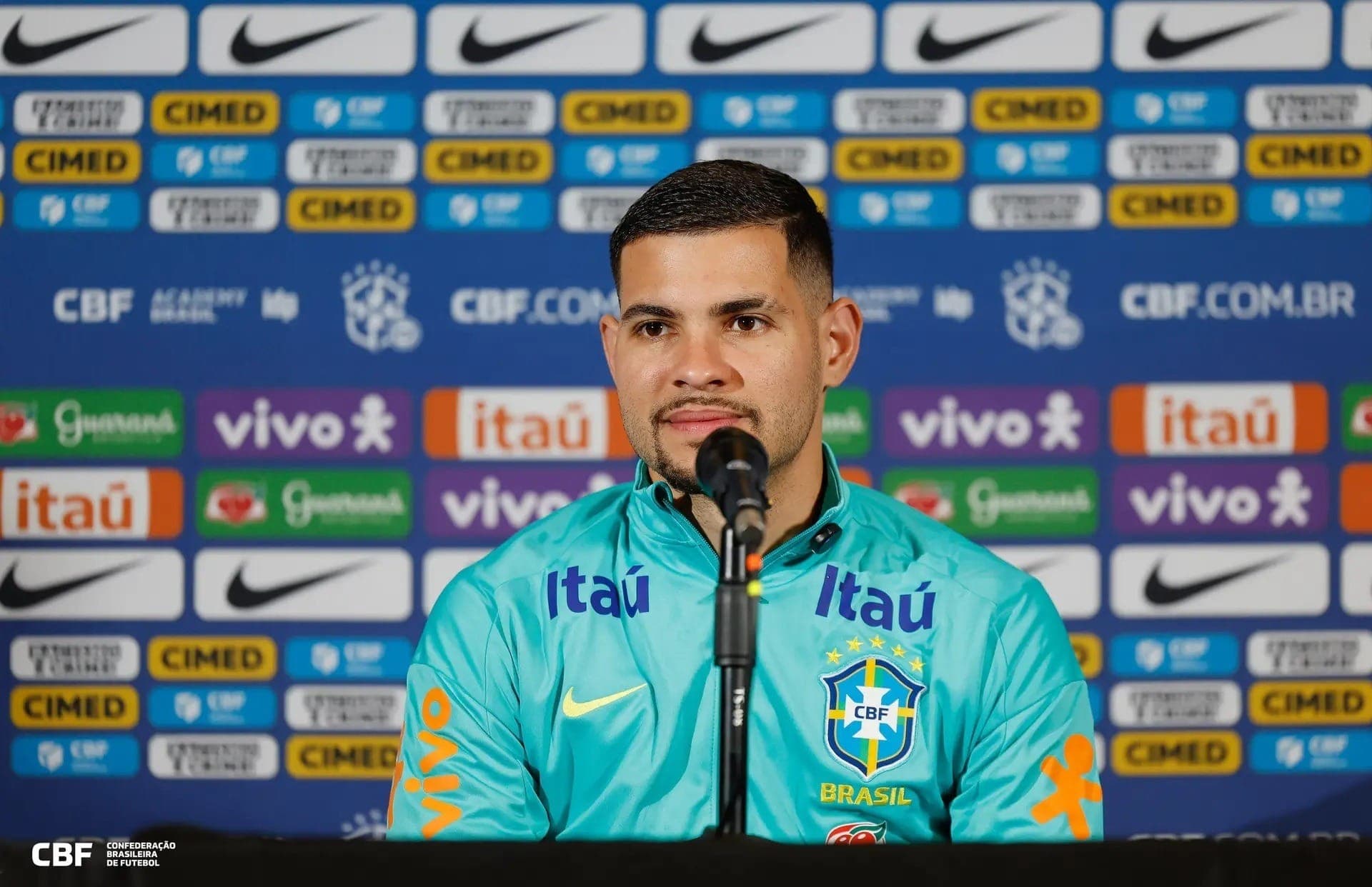 Bruno Guimarães, jogador da Seleção Brasileira