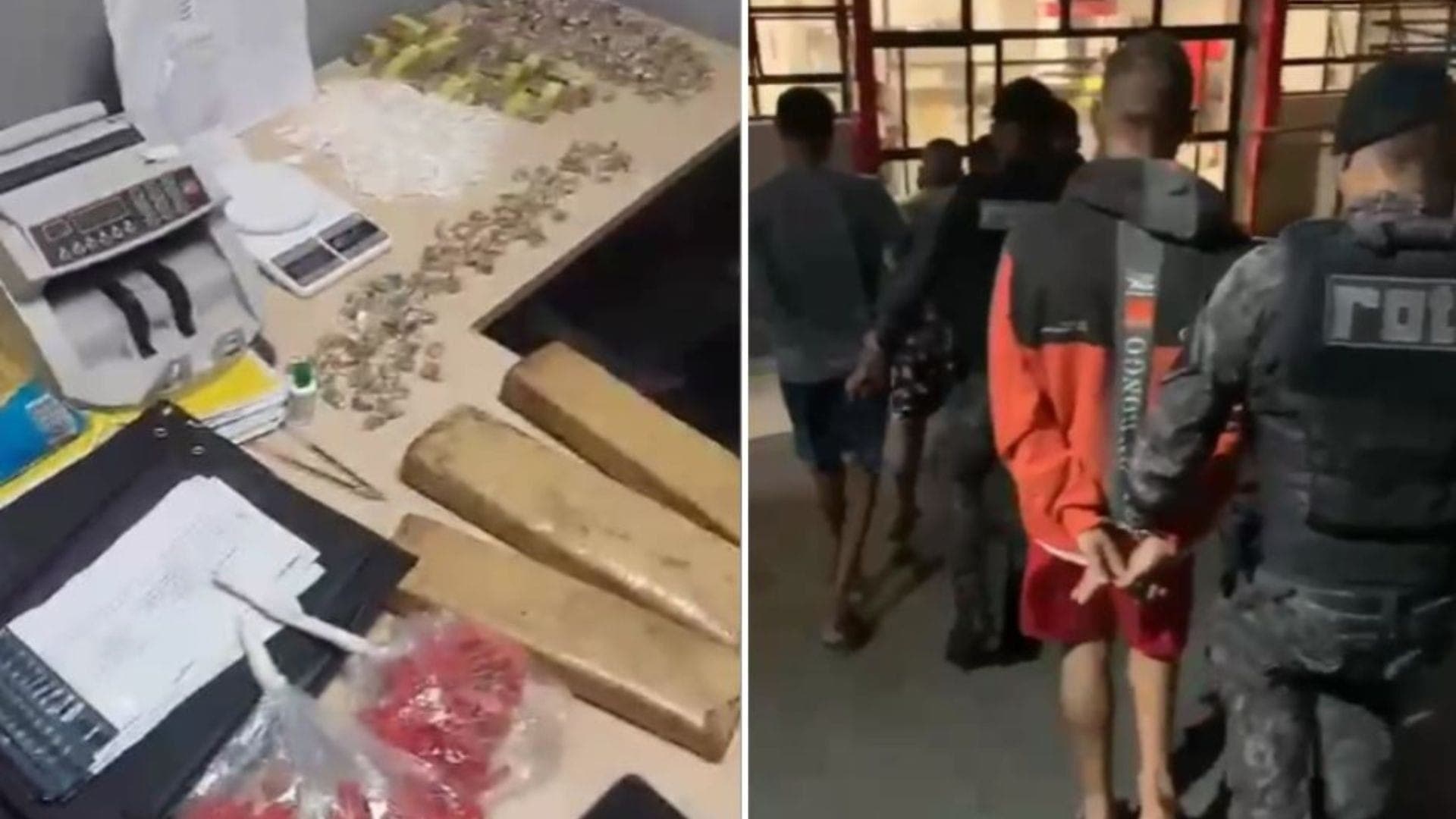 Policiais prenderam acusados de participarem da 'administração do tráfico'