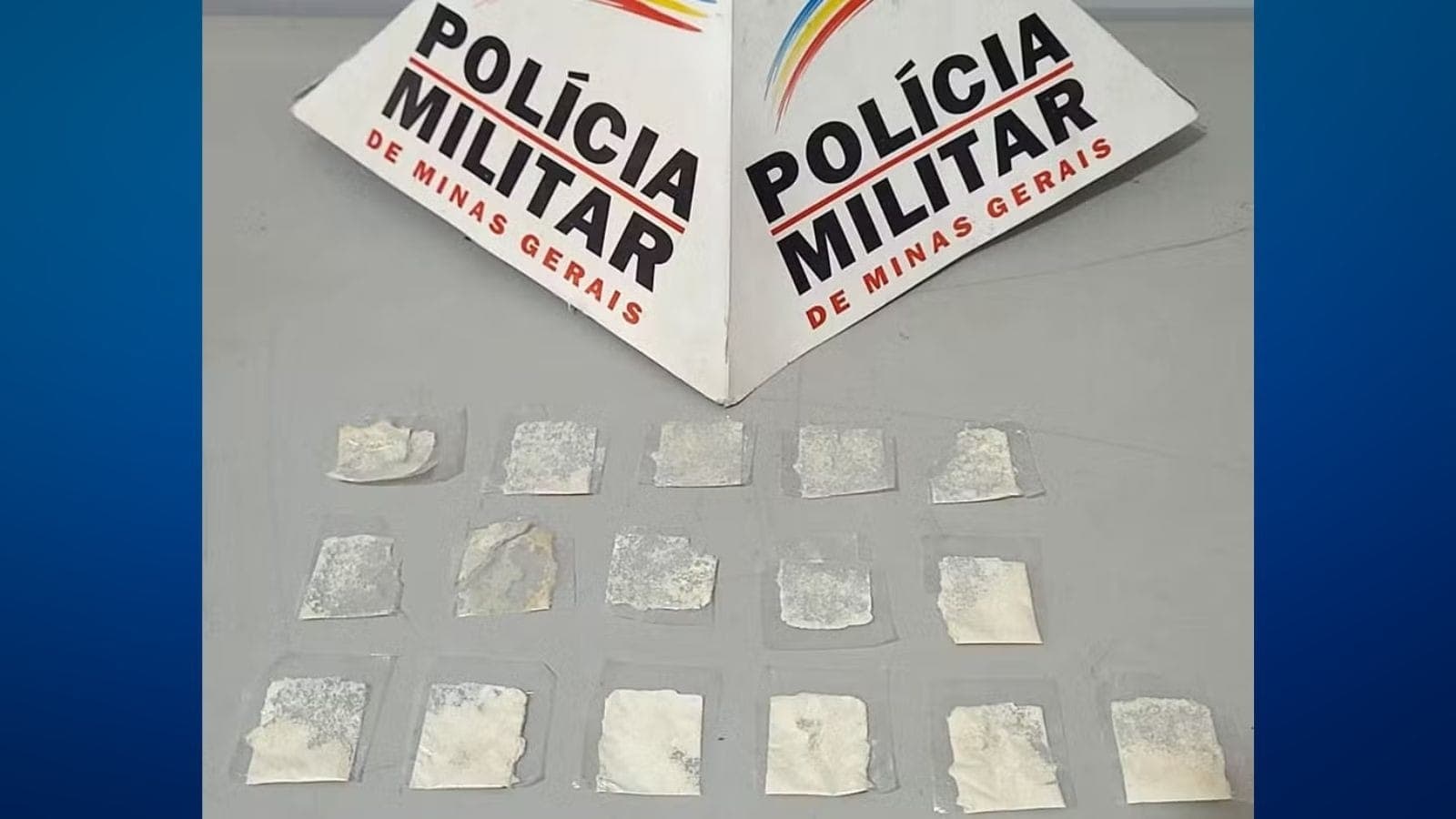 Criança de 4 anos leva cocaína para a escola