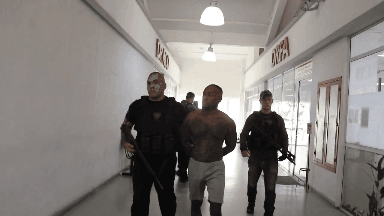 'Caveira' foi levado para a Cidade da Polícia