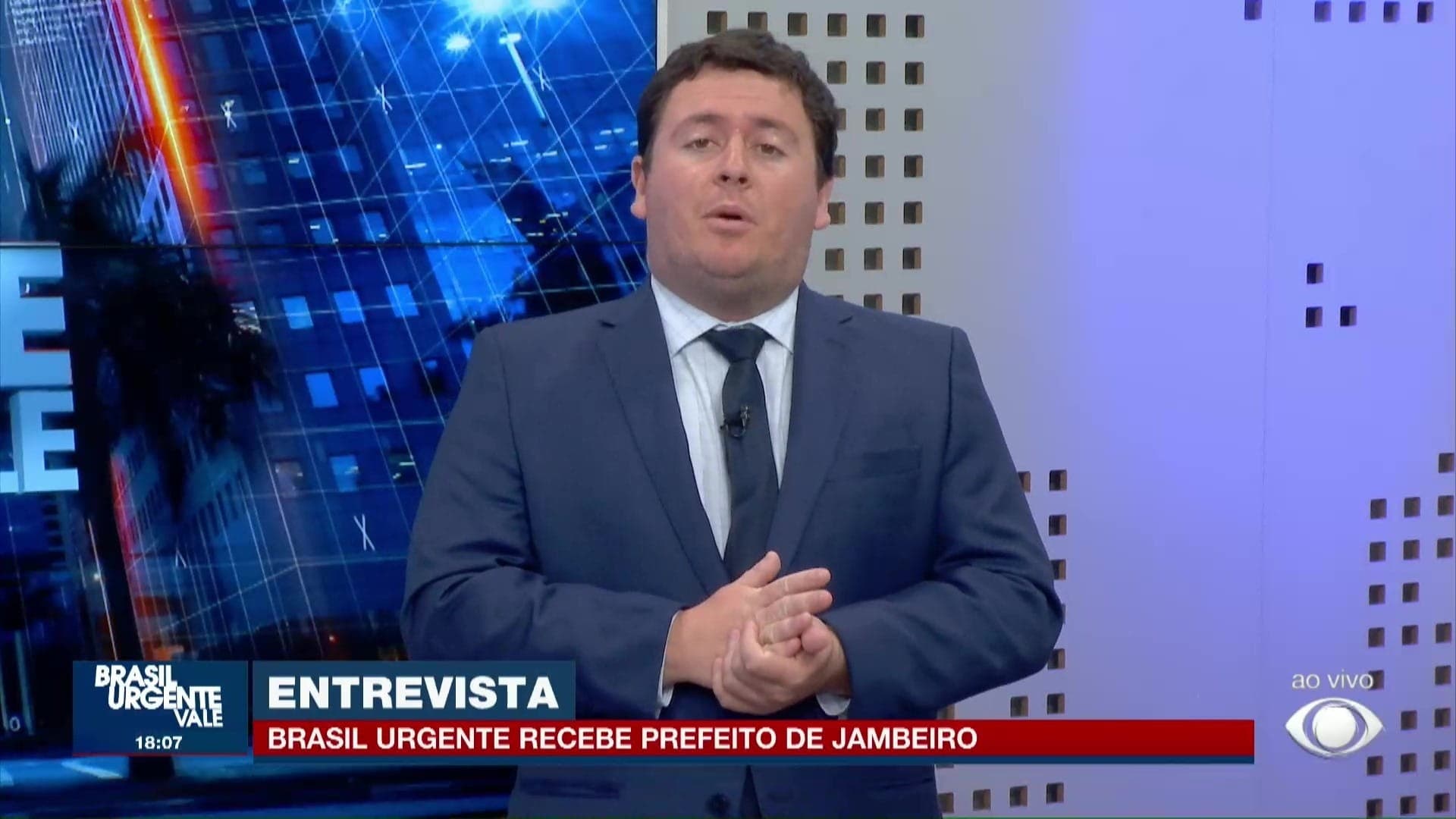 Brasil Urgente Vale entrevista Aries Marioto (PP), prefeito de Jambeiro