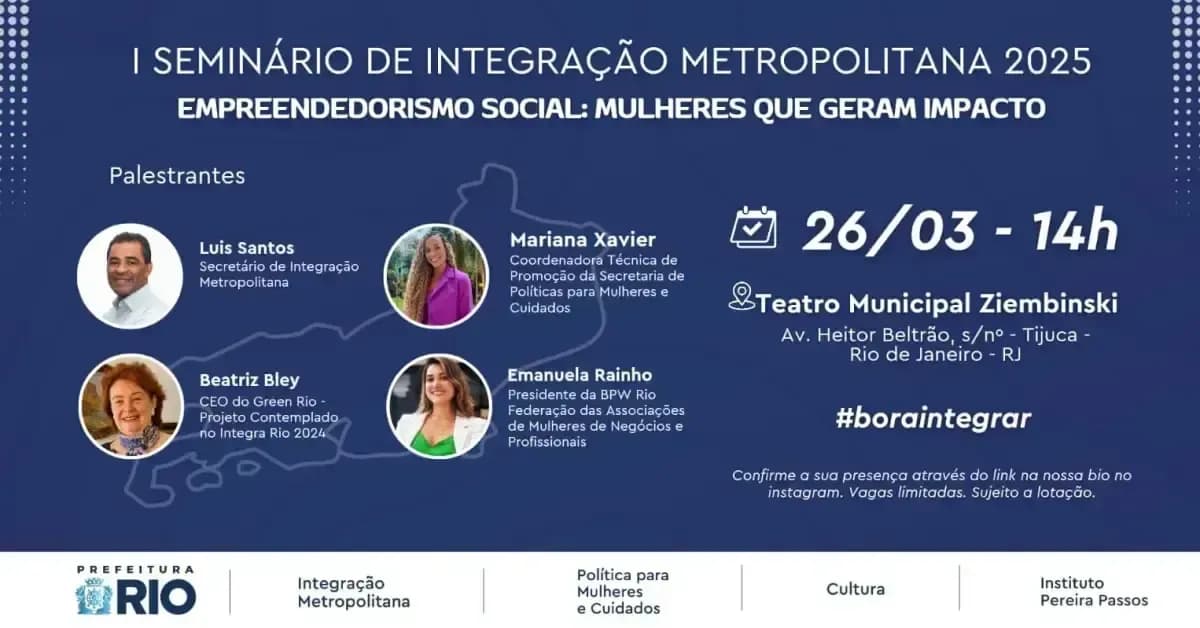 Evento acontece nesta quarta-feira (26)