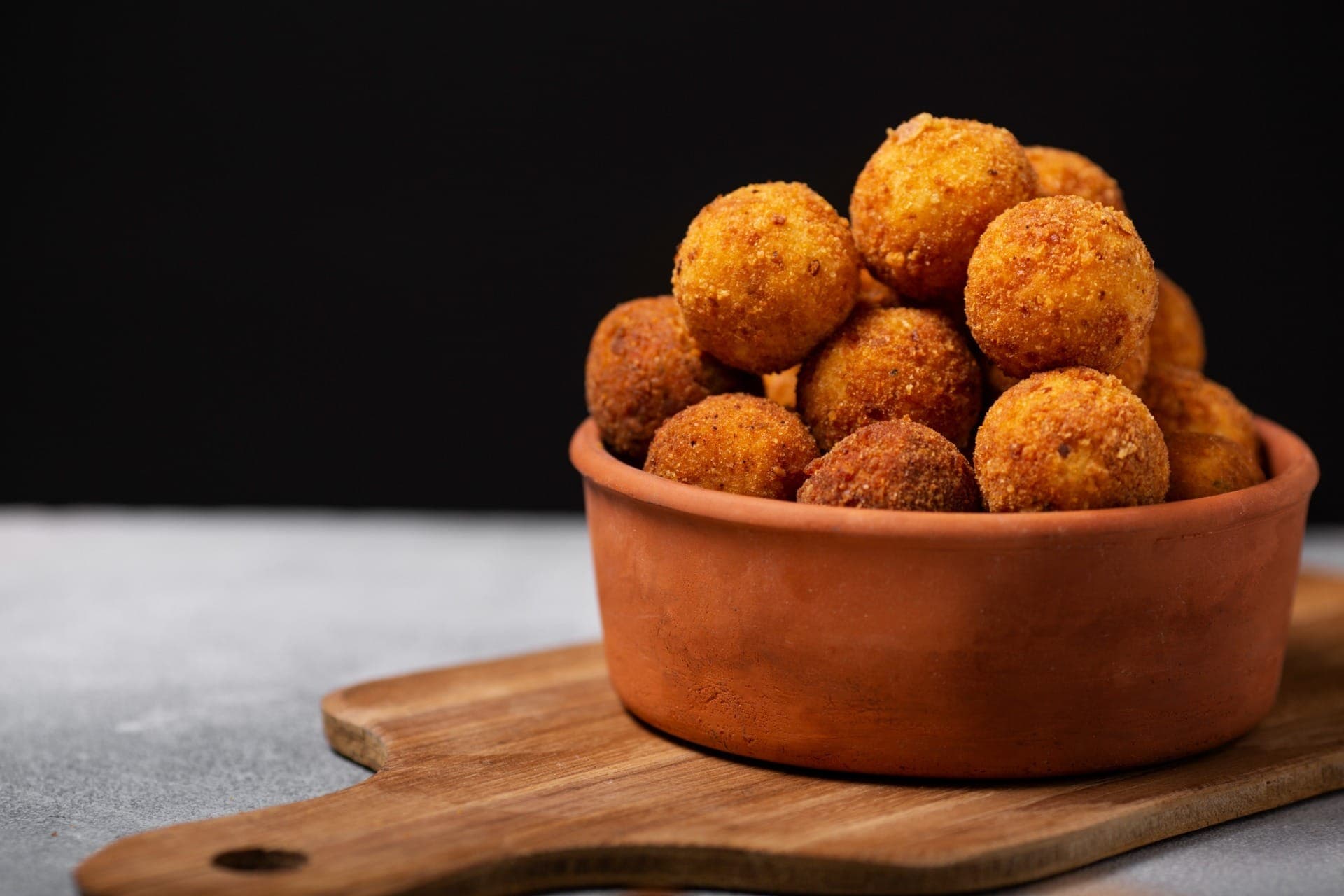 Bolinho de salmão